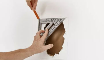 drywall with a hole in it